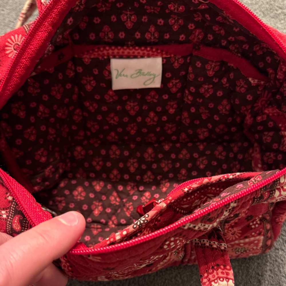 Vintage Vera Bradley Red Paisley Pursehandbag - Picture 5 of 8